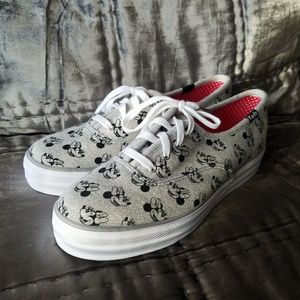 Minnie Mouse Women's Keds - Heather Grey